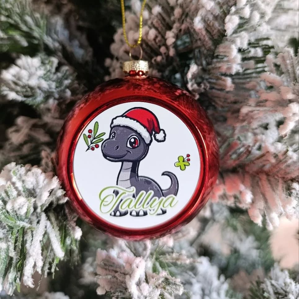 Boule de Noël personnalisée