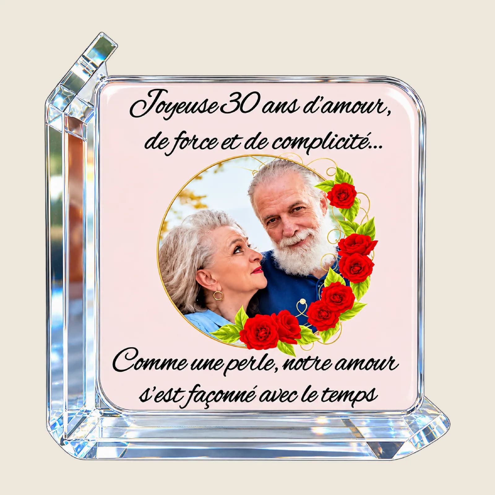 Cadre verre carré