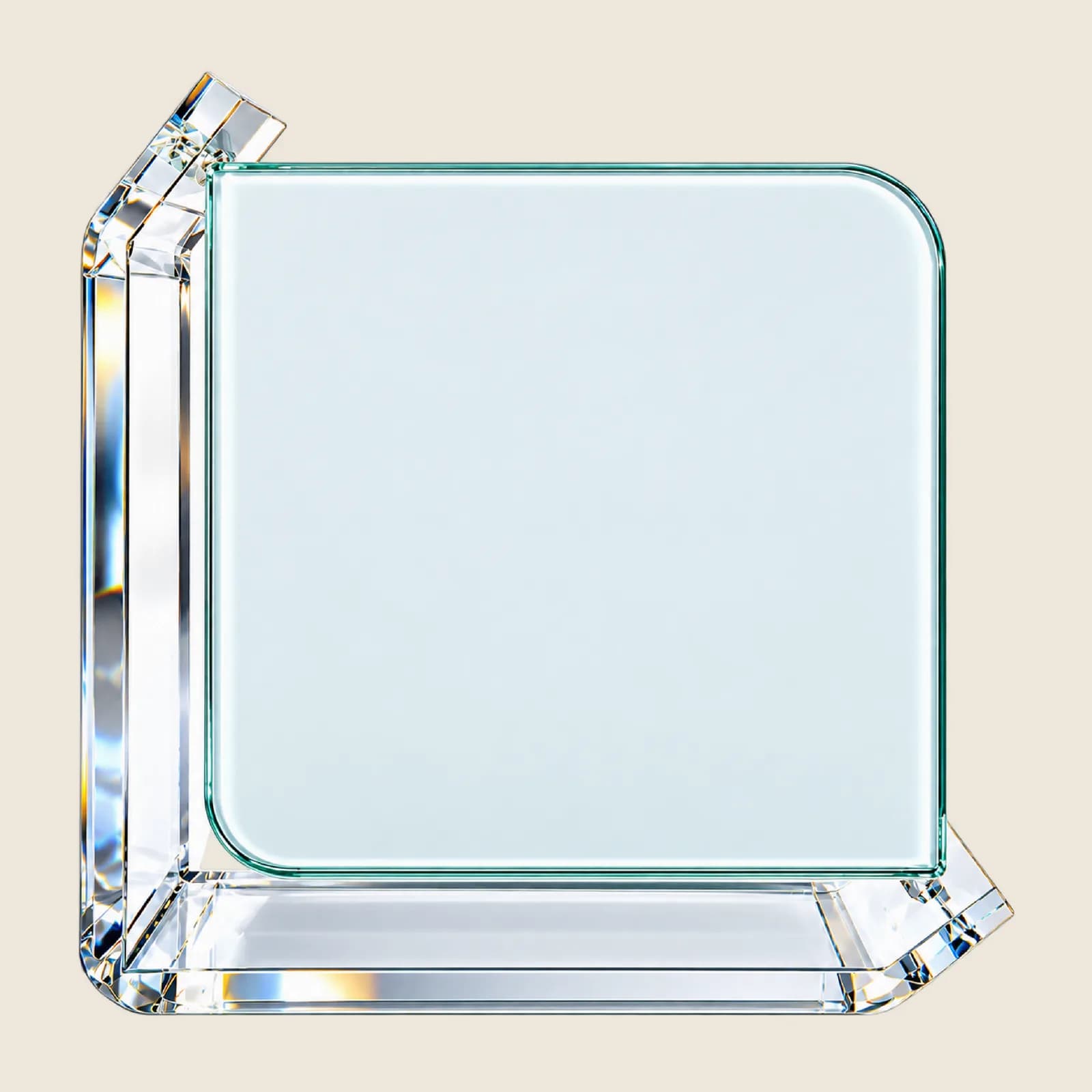 Cadre verre carré